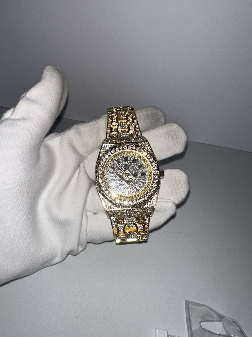 Masonic Watch Gold Iced Out